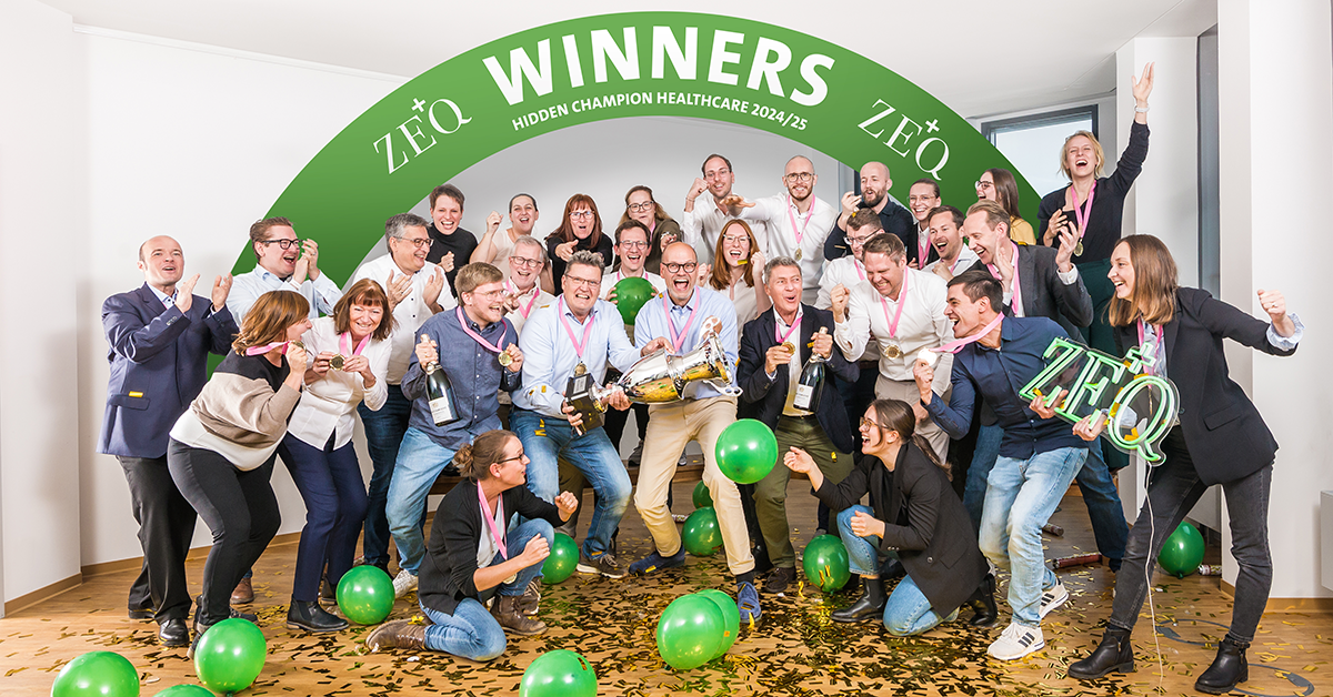 ZEQ als Hidden Champion Healthcare ausgezeichnet | ZEQ AG ...